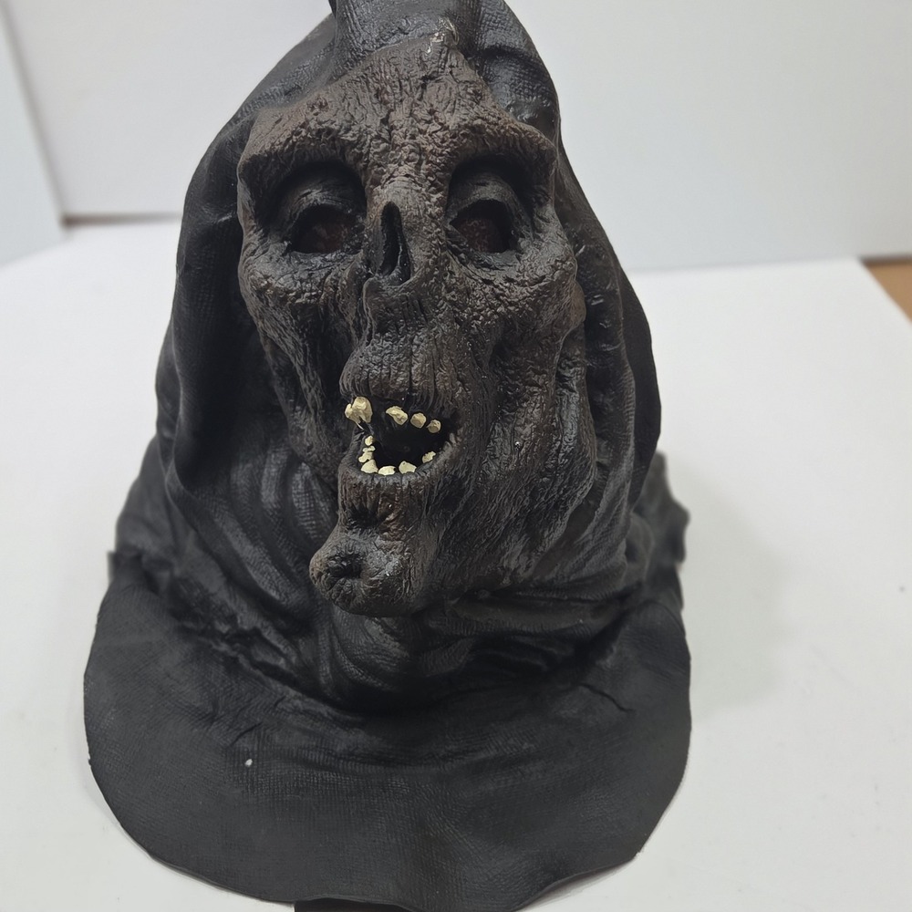Vintage 1997 Paper Magic Group Zombie Ghoul Mask Hooded Halloween Skeleton